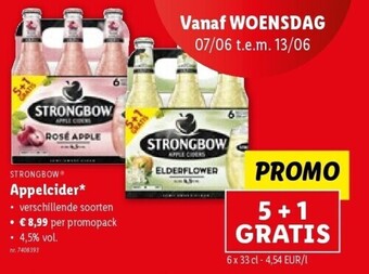 Lidl Appelcider* aanbieding