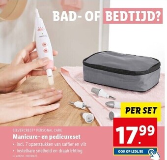 Lidl Manicure- en pedicureset aanbieding