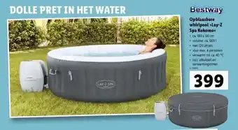 Lidl Opblaasbare whirlpool lay-z spa kokomo aanbieding