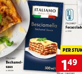 Lidl Bechamel- saus aanbieding