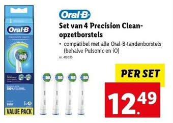 Lidl Set van 4 precision cleanopzetborstels aanbieding