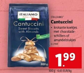 Lidl Cantuccini aanbieding