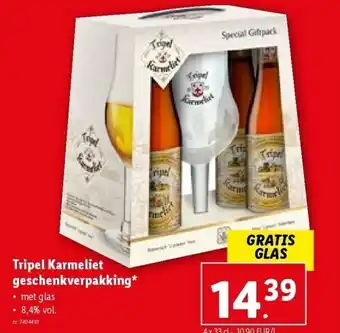 Tripel karmeliet geschenkverpakking