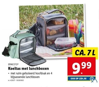 Lidl Koeltas met lunchboxen aanbieding
