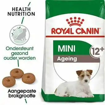 Zooplus 2x3,5kg Mini Ageing 12+ Royal Canin Size Hondenvoer aanbieding