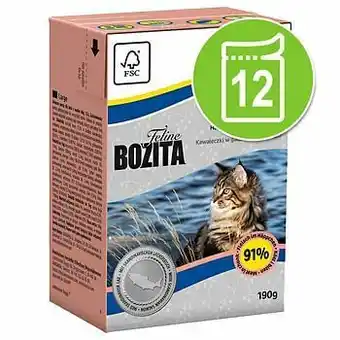 Zooplus 190g Feline Speciaal 12 x Diet & Stomach Sensitive Bozita Kattenvoer aanbieding