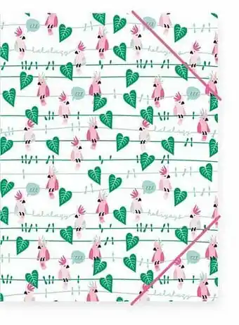 ToyChamp Blah & Blah elastomap A4 PP Kaketoe klein m/hartje aanbieding