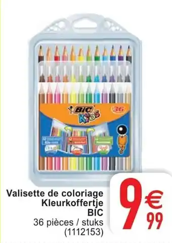 Cora Valisette de coloriage Kleurkoffertje BIC aanbieding