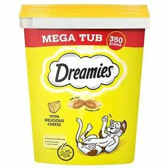 Zooplus Dreamies kattensnack Megatub 350 g - Voordeelpakket: 4 x Kaas aanbieding