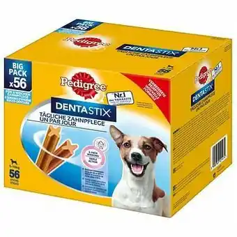 56 stuks Multipack middelgrote hond Dentastix Pedigree hondensnacks