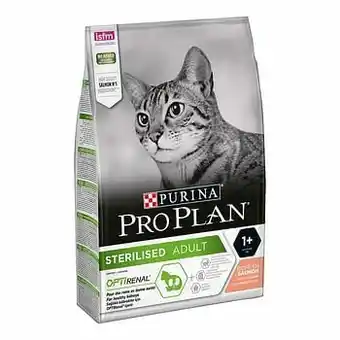 Zooplus 2x10kg Sterilised Adult Rijk aan Zalm Pro Plan Kattenvoer aanbieding