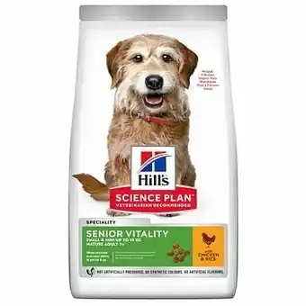 Zooplus 2x6kg Mature Adult 7+ Senior Vitality Small & Mini Kip Hill’s Science Plan Hondenvoer aanbieding