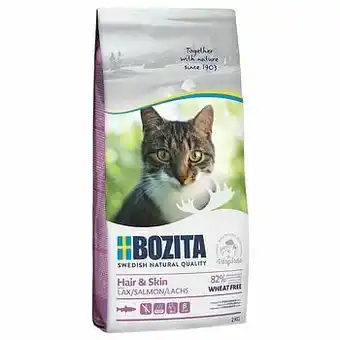 Zooplus 2x10kg Tarwevrij Hair & Skin Bozita Kattenvoer aanbieding