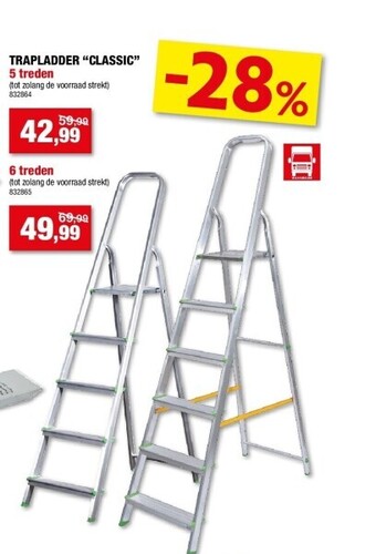 Trapladder “classic” 5 treden