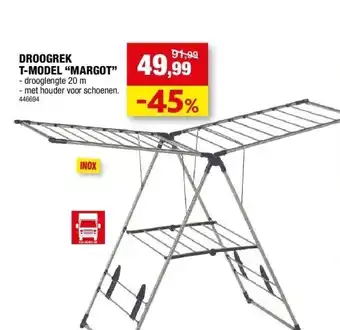 Droogrek t-model “margot”