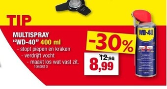 Hubo Multispray “wd-40” 400 ml aanbieding