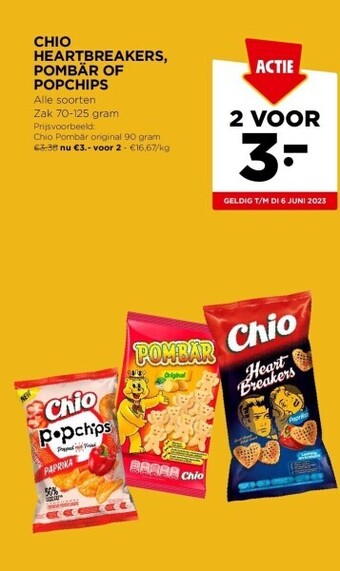 Chio heartbreakers, pombär of popchips