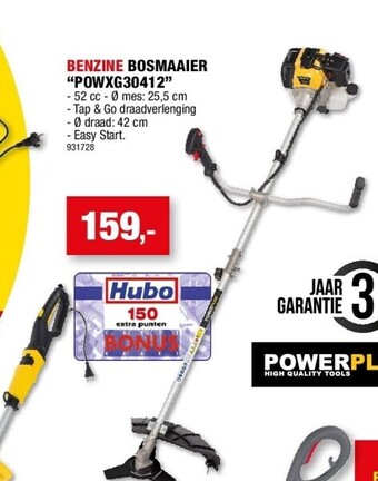 Hubo Benzine bosmaaier “powxg30412” aanbieding