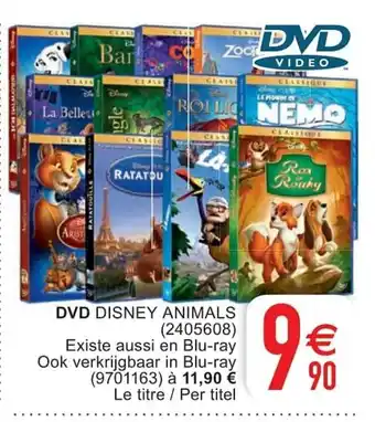 Cora DVD Disney Animals aanbieding