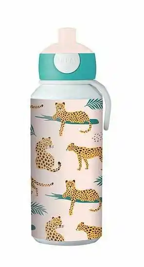 ToyChamp Leopard pop up drinkfles 400ml aanbieding