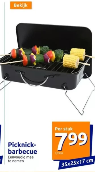 Action Picknick- barbecue aanbieding