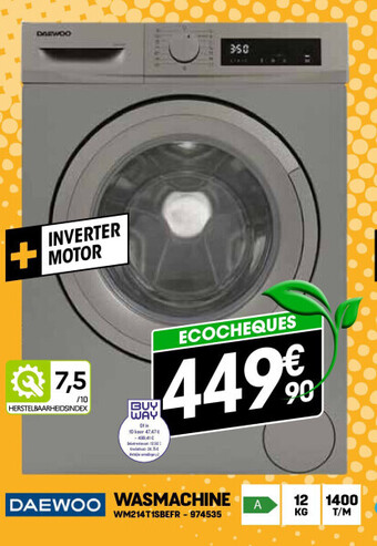 Electro Depot Wasmachine aanbieding