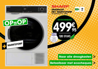 Electro Depot Droogkast met warmtepomp aanbieding