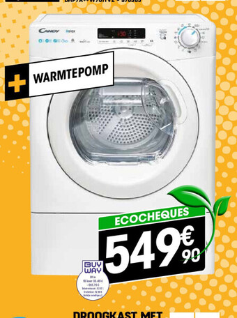 Electro Depot Droogkast met warmtepomp aanbieding