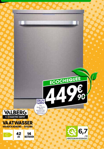 Electro Depot Vaatwasser aanbieding