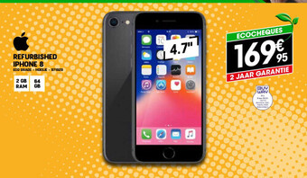 Electro Depot Refurbished iphone 8 aanbieding