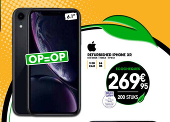 Electro Depot Refurbished iphone xr aanbieding
