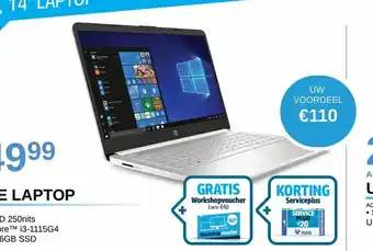 HP Home Laptop Korting Serviceplus