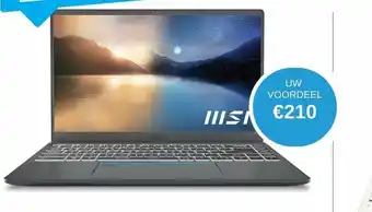 MSI Prestige 14 EVO UW Voordeel