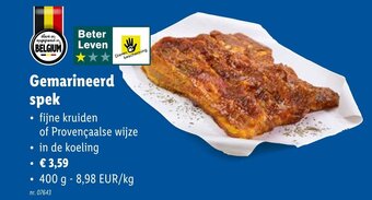 Gemarineerd spek