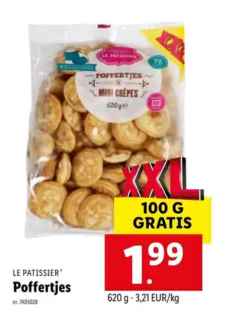 Lidl Le Patissier Poffertjes aanbieding