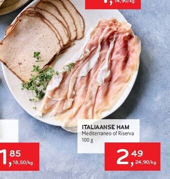Alvo Italiaanse ham aanbieding