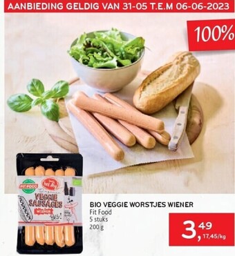 Alvo Bio veggie worstjes wiener aanbieding