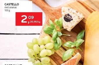Alvo Castello met ananas 100 g aanbieding