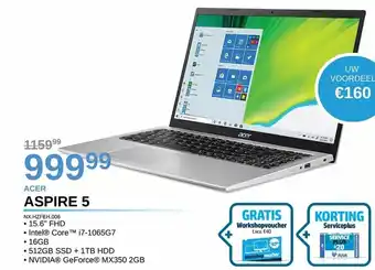 AUVA Acer Aspire 5 NX.HZFEH.006 aanbieding