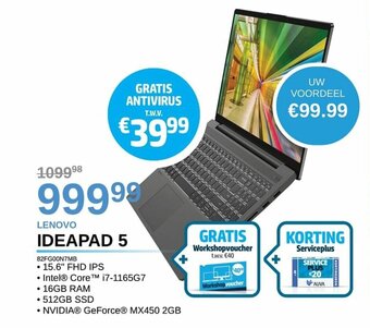 AUVA Lenovo Ideapad 5 82FG00N7MB aanbieding