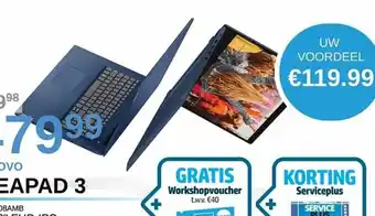 AUVA Lenovo Ideapad 3 81W2008AMB Uw Voordeel aanbieding