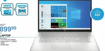 AUVA HP Laptop 465Y1EA#UUG Gratis Workshopvoucher aanbieding