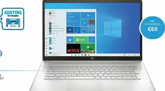 AUVA HP Laptop 465Y1EA#UUG Korting Serviceplus aanbieding