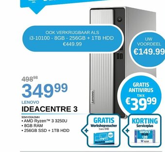 AUVA Lenovo Ideacentre 3 90MV00A3MH aanbieding