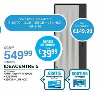 AUVA Lenovo Ideacentre 5 90Q30043MH aanbieding