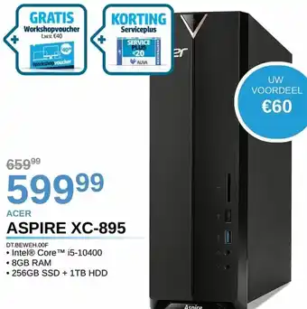 AUVA Acer Aspire XC-895 DT.BEWEH.00F Korting Serviceplus aanbieding