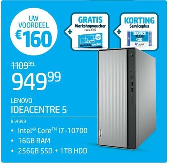 AUVA Lenovo Ideacentre 5 854999 aanbieding