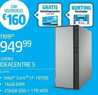 AUVA Lenovo Ideacentre 5 854999 Gratis Workshopvoucher aanbieding