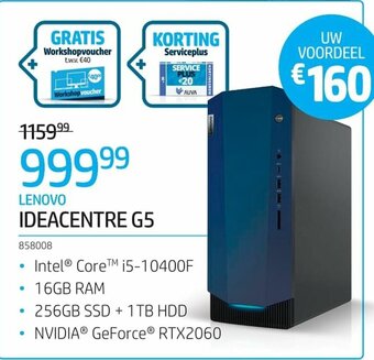 AUVA Lenovo Ideacentre G5 858008 aanbieding