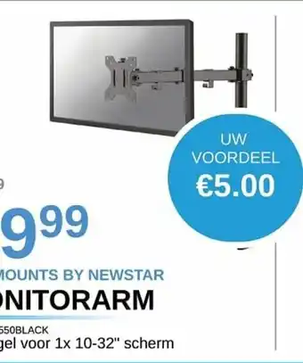 Neomounts By Newstar Monitorarm FPMA-D550BLACK Uw Voordeel